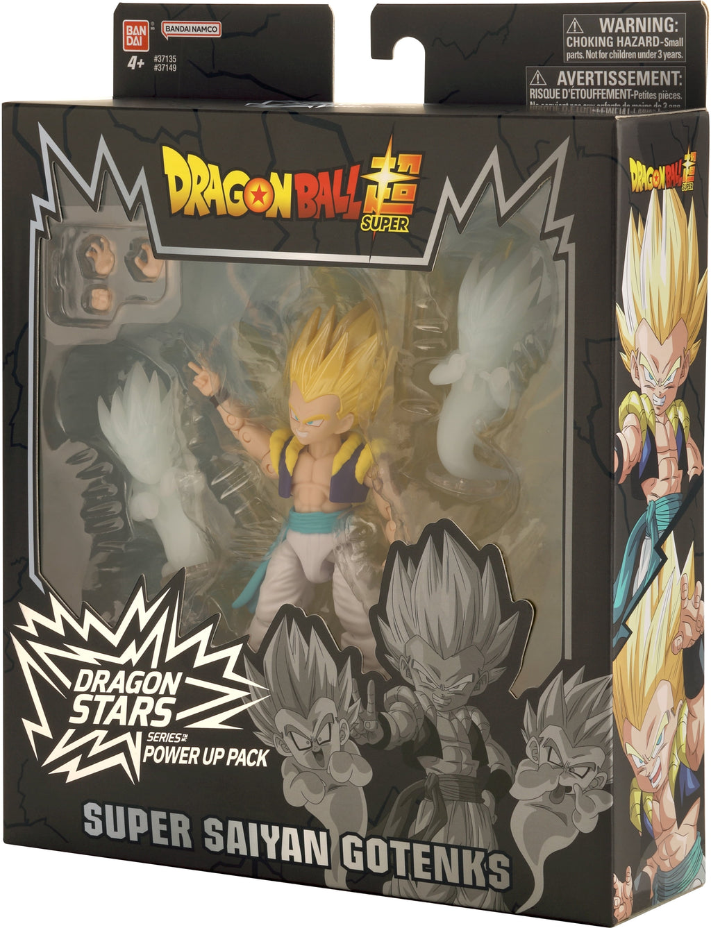 - Dragon Ball Super - Super Saiyan Gotenks, Power up Pack 6.5" Action Figure Set
