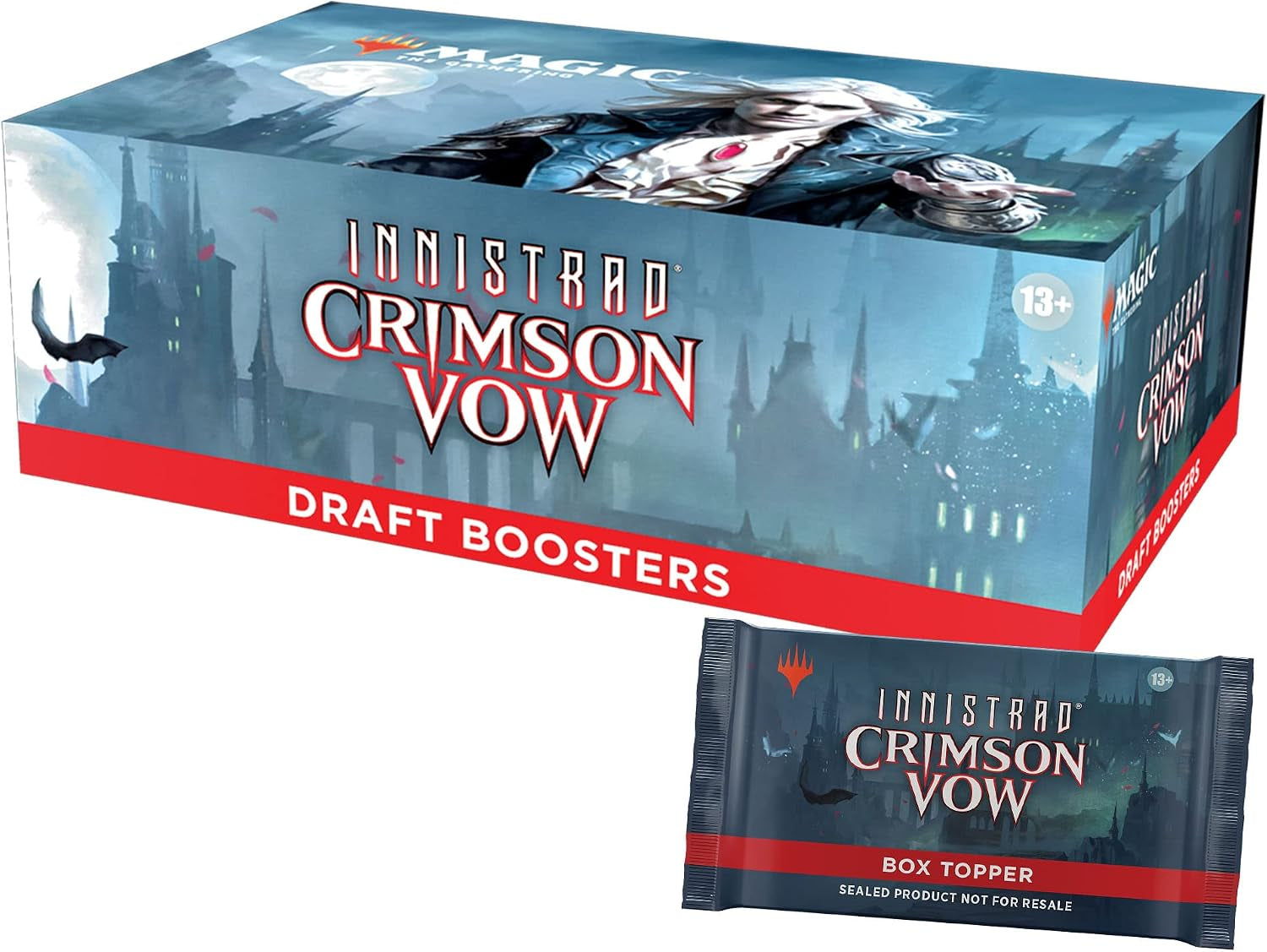 Magic: the Gathering Innistrad: Crimson Vow Draft Booster Box | 36 Packs + Dracula Box Topper (541 Magic Cards)