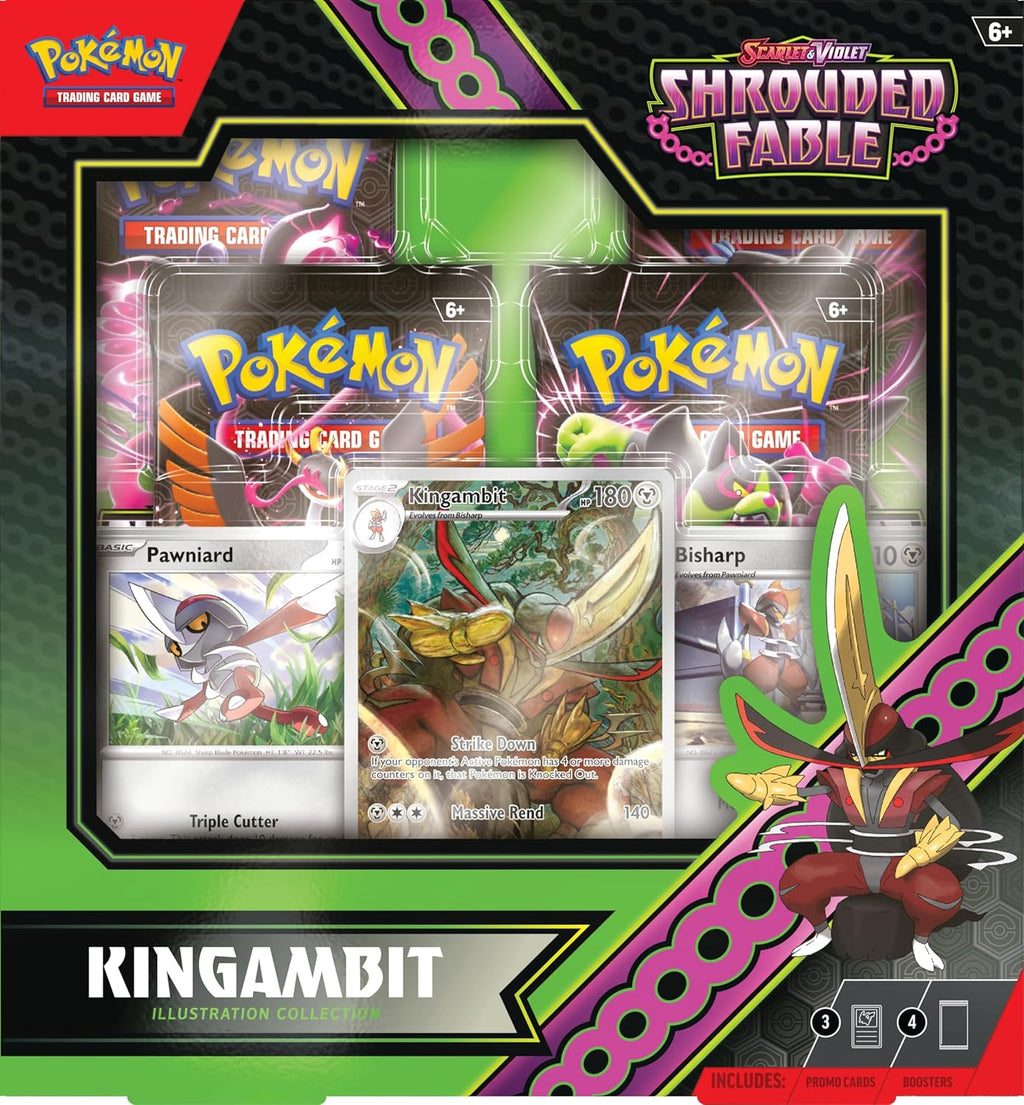 TCG: Scarlet & Violet - Shrouded Fable - Kingambit Illustration Rare Box - EN
