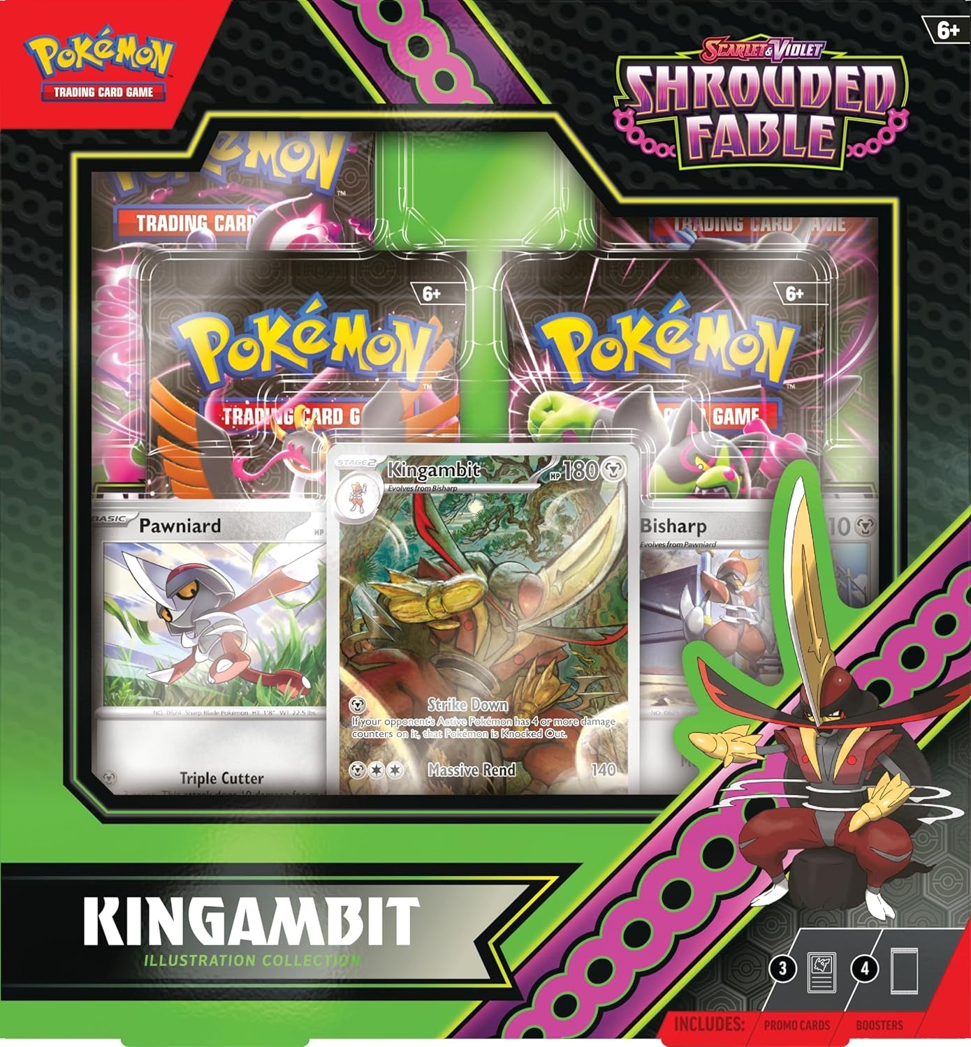 TCG: Scarlet & Violet - Shrouded Fable - Kingambit Illustration Rare Box - EN