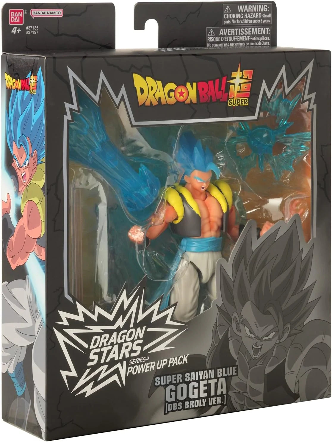 Dragon Stars Series - Dragon Ball Super - Super Saiyan Blue Gogeta [DBS Broly Ver.] Power up Pack 6.5" Action Figure Set