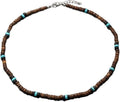 Puka Shell Beaded Necklace Men Summer Surfer Seed Necklace Seashell Beads Necklace for Women Beach Necklace for Men Beach Jewelry