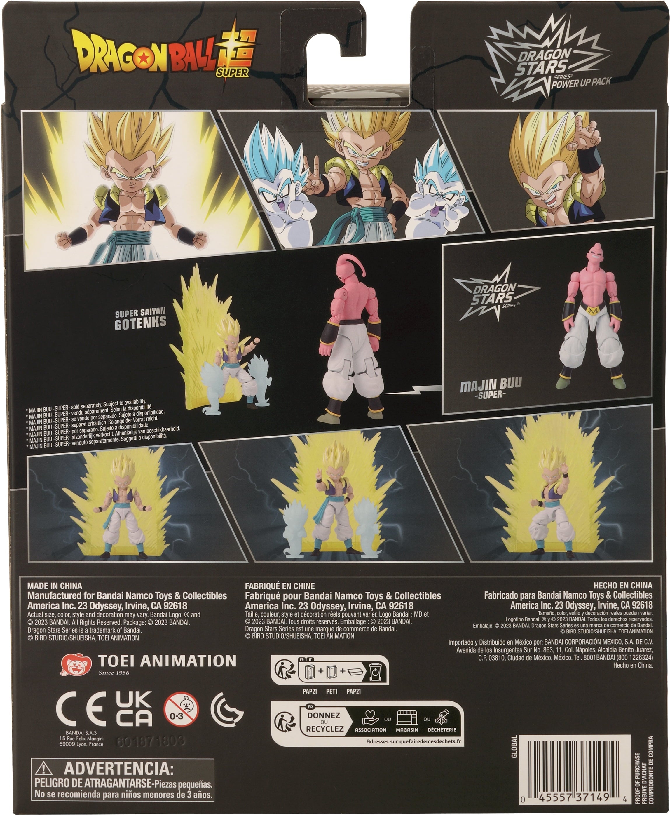 - Dragon Ball Super - Super Saiyan Gotenks, Power up Pack 6.5" Action Figure Set