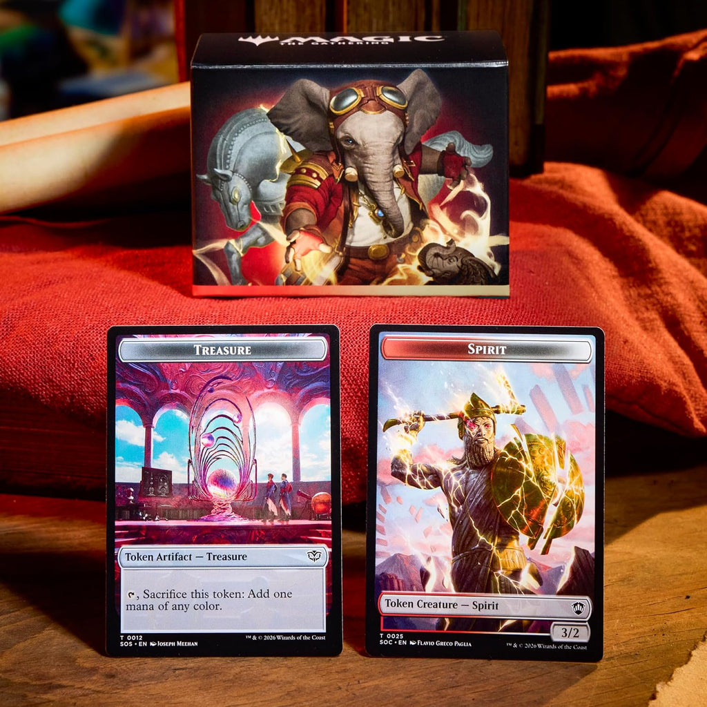 Magic: the Gathering Secrets of Strixhaven Commander Deck - Lorehold Spirit (100-Card Deck, Deck Box + Accessories)