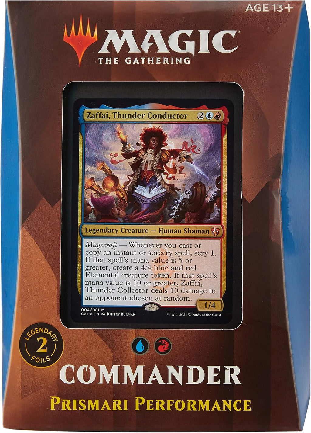 Magic: the Gathering Strixhaven Commander Deck – Prismari Performance (Blue-Red)