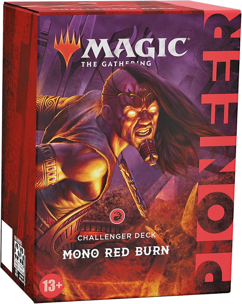 Magic the Gathering Pioneer Challenger Deck 2021 – Mono Red Burn (Red) for Ages 13+ Years