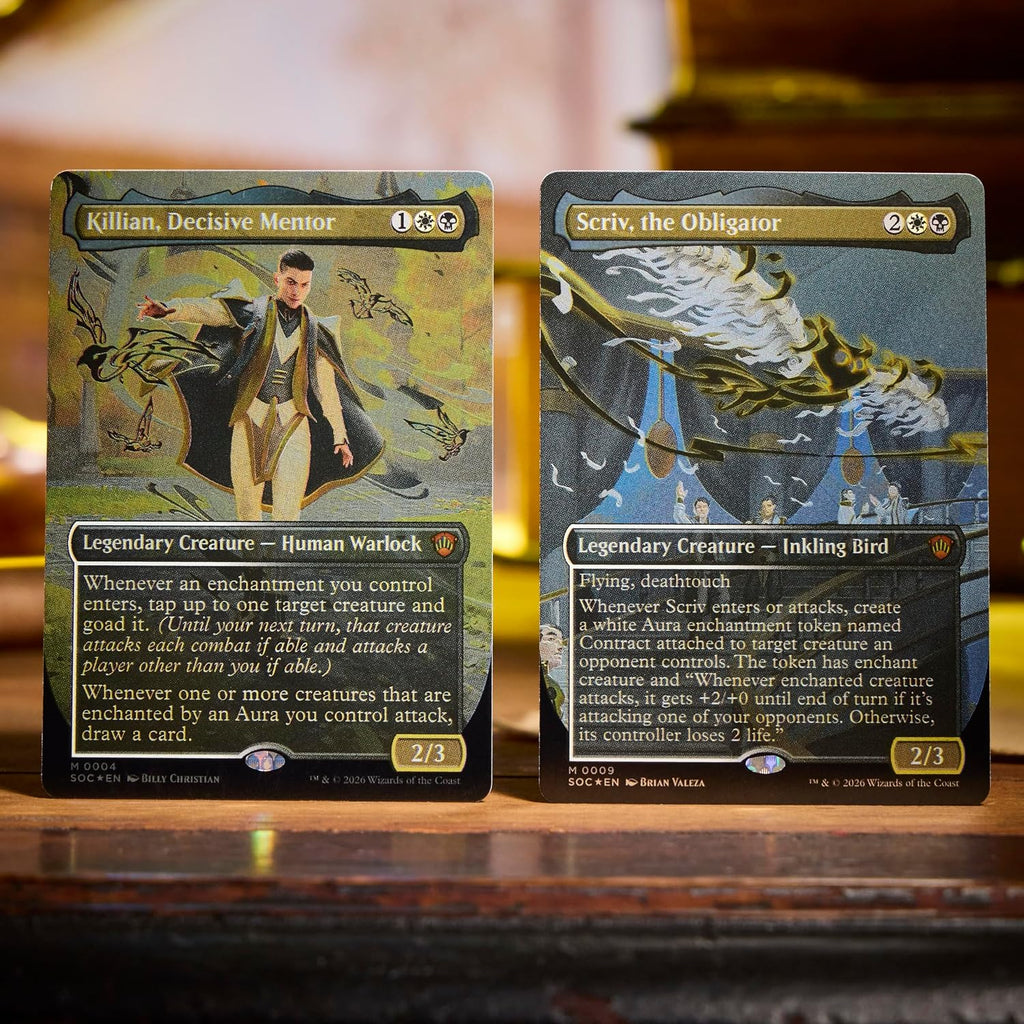 Magic: the Gathering Secrets of Strixhaven Commander Deck - Silverquill Influence (100-Card Deck, Deck Box + Accessories)