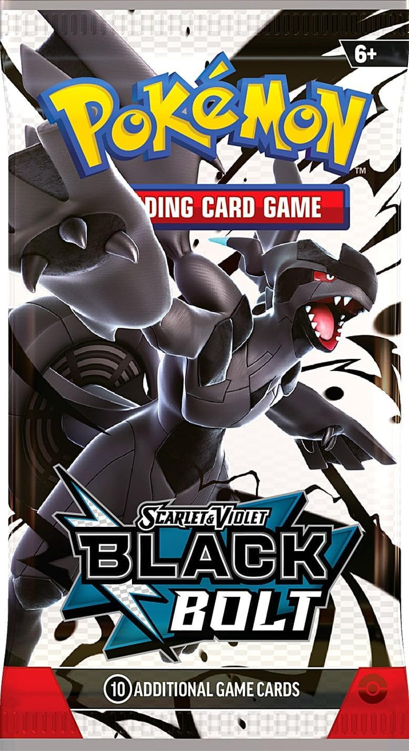 Pokemon – Black Bolt – English Sealed Booster Pack – 10 Cards