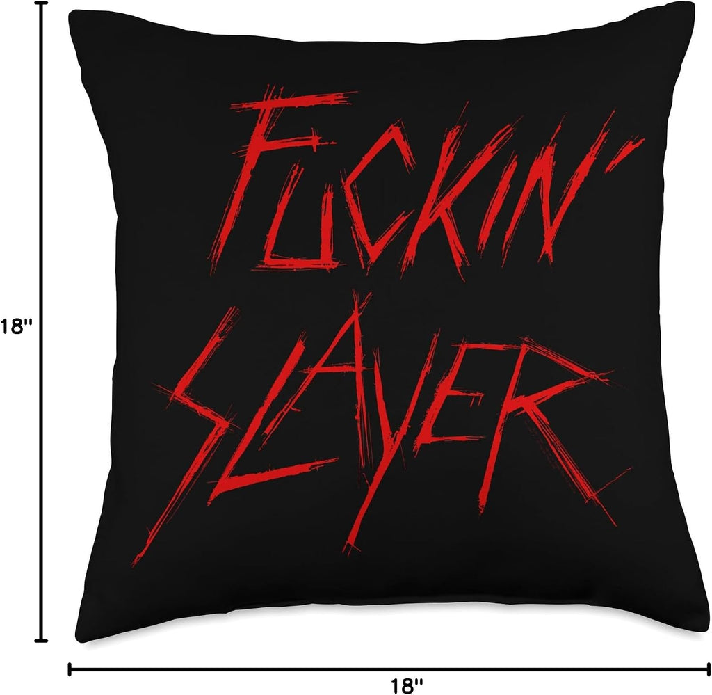 - F^^^Ing  Throw Pillow