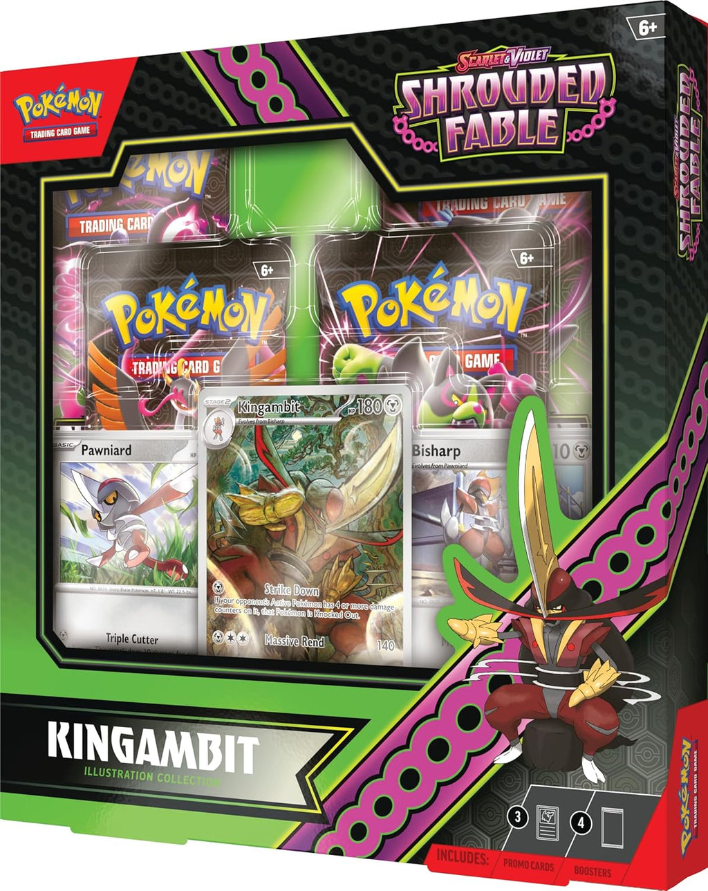 TCG: Scarlet & Violet - Shrouded Fable - Kingambit Illustration Rare Box - EN