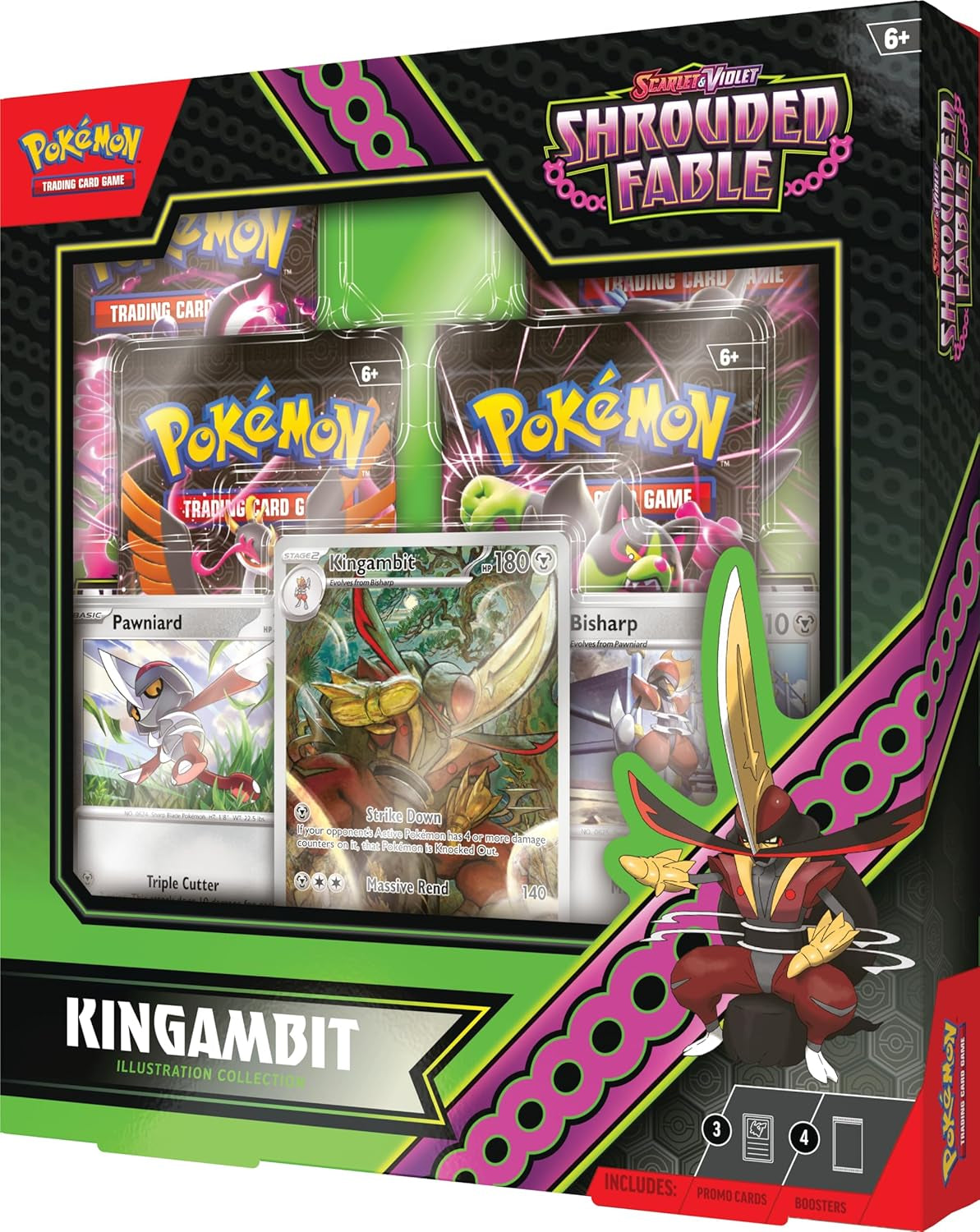 TCG: Scarlet & Violet - Shrouded Fable - Kingambit Illustration Rare Box - EN