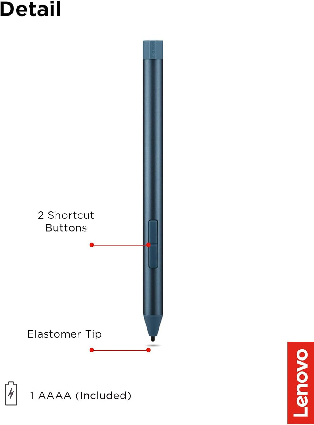 Digital Pen 3 for Laptops, Supports Multiple Protocols, Advanced Tilt Recognition, Tidal Teal