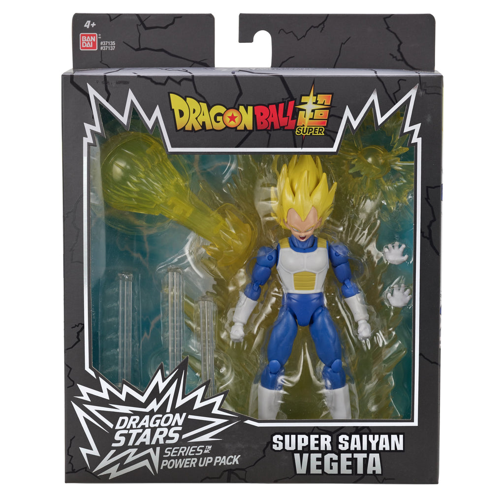 - Dragon Ball Super - Super Saiyan Vegeta, Power up Pack 6.5" Action Figure Set