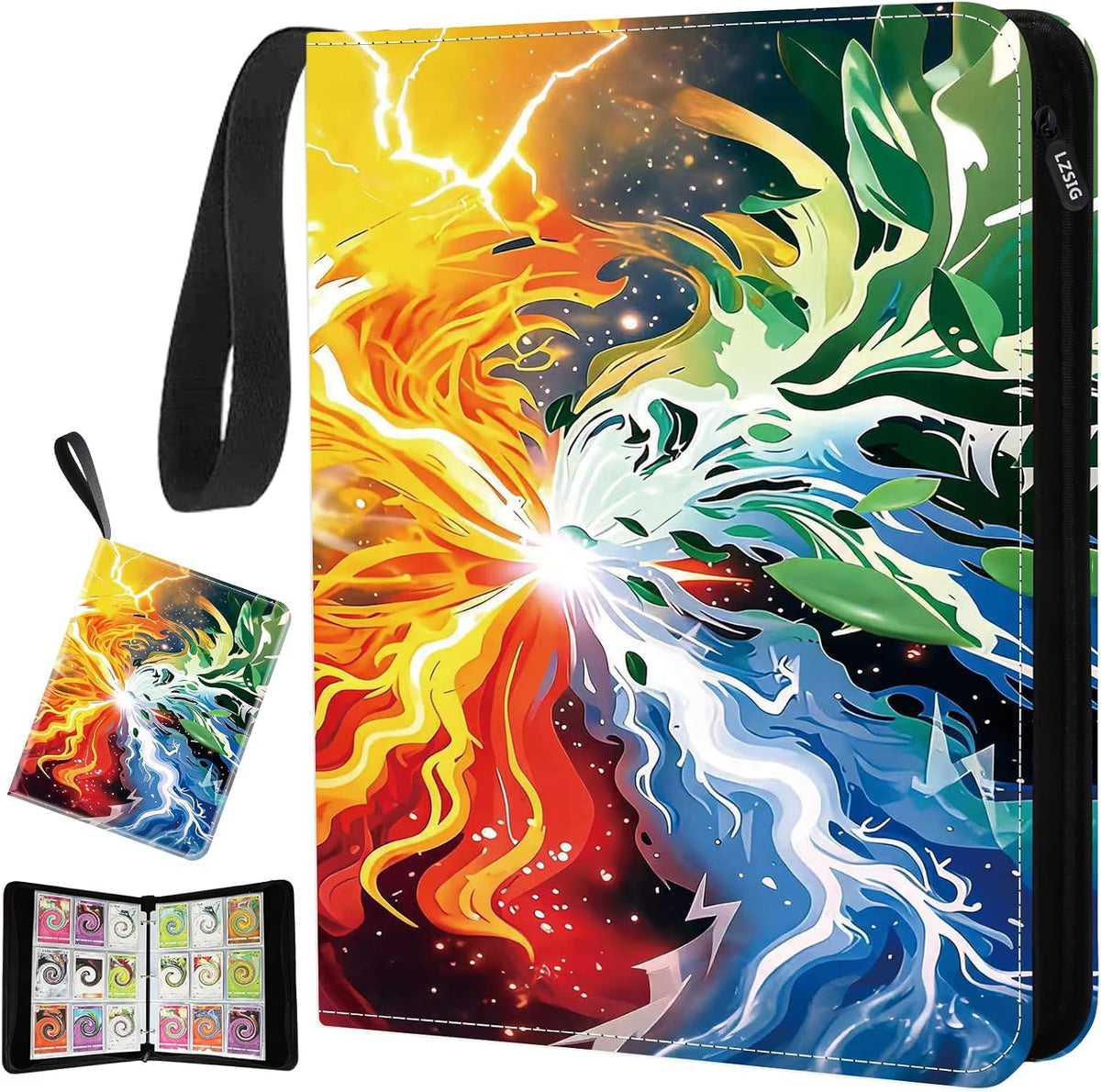9-Pocket Card Binder for Pokemon Cards - Can Hold 1008 Cards