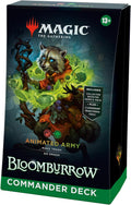 Bloomburrow Commander Deck - Animated Army (100-Card Deck, 2-Card Collector Booster Sample Pack + Accessories)