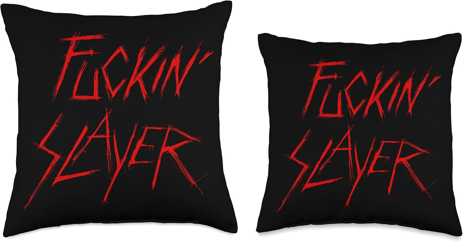 - F^^^Ing  Throw Pillow
