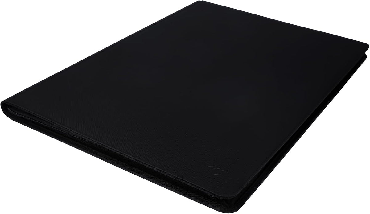 36‑Pocket Ringless Trading Card Binder – Holds 2304 Cards, Side‑Loading Black Pages, Zipper Collection Album for TCG & Sports Cards