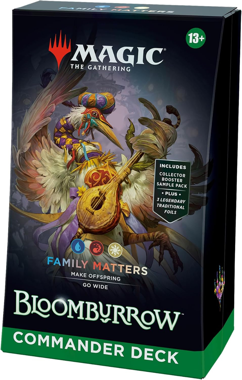 Bloomburrow Commander Deck - Squirreled Away (100-Card Deck, 2-Card Collector Booster Sample Pack + Accessories)