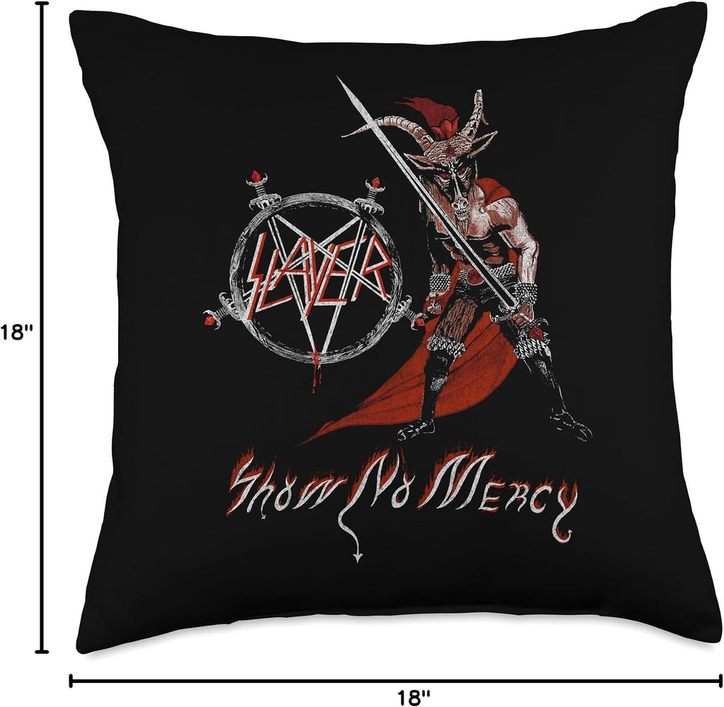 Show No Mercy Throw Pillow