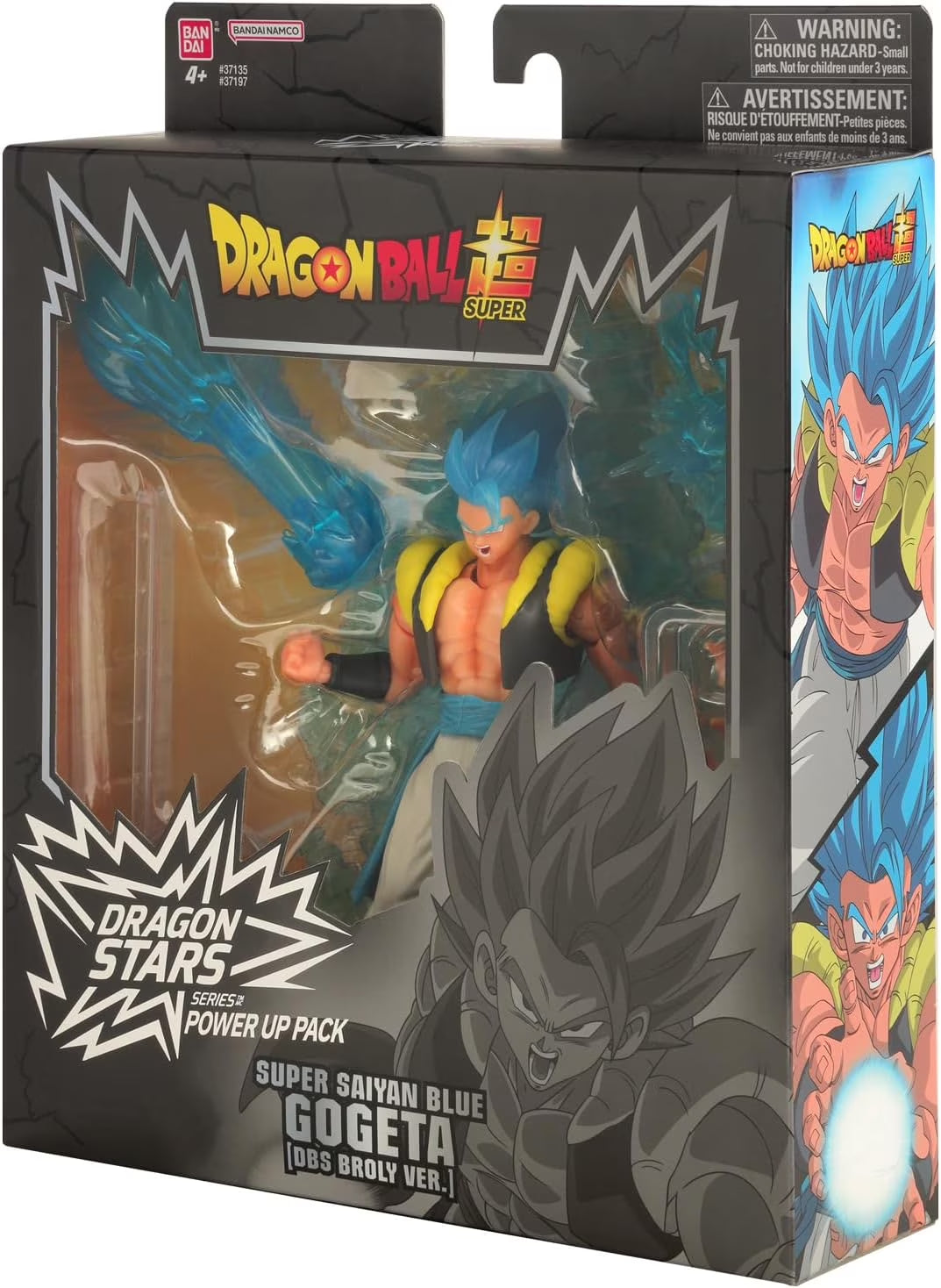 Dragon Stars Series - Dragon Ball Super - Super Saiyan Blue Gogeta [DBS Broly Ver.] Power up Pack 6.5" Action Figure Set