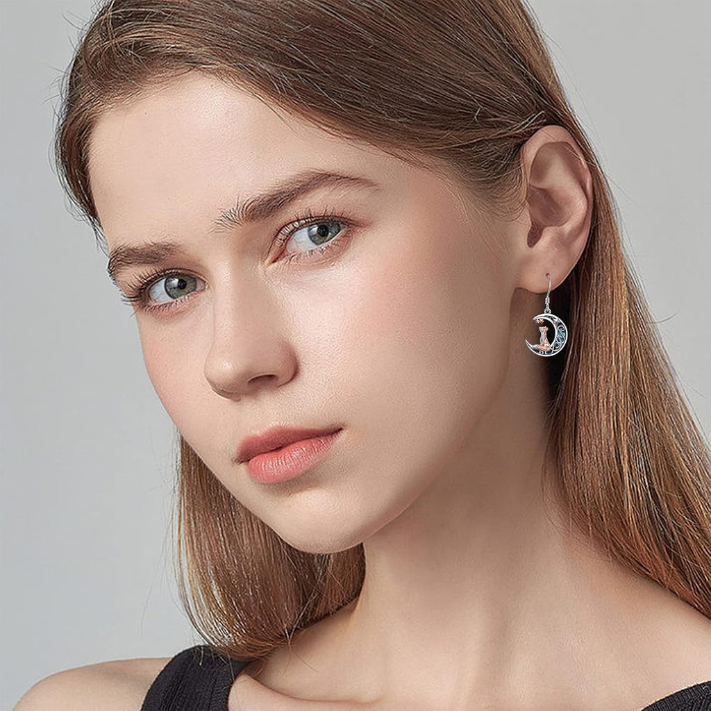 925 Sterling Silver Earrings for Women Dangle Drop Earrings Jewelry Gifts