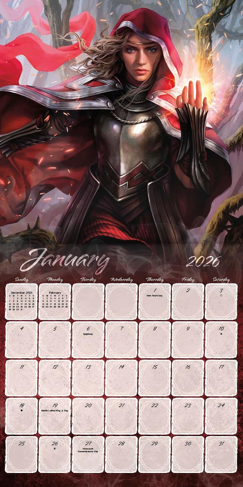 2026 Magic the Gathering Wall Calendar