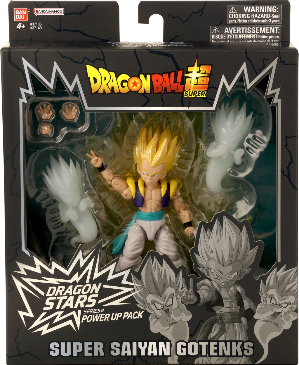 - Dragon Ball Super - Super Saiyan Gotenks, Power up Pack 6.5" Action Figure Set