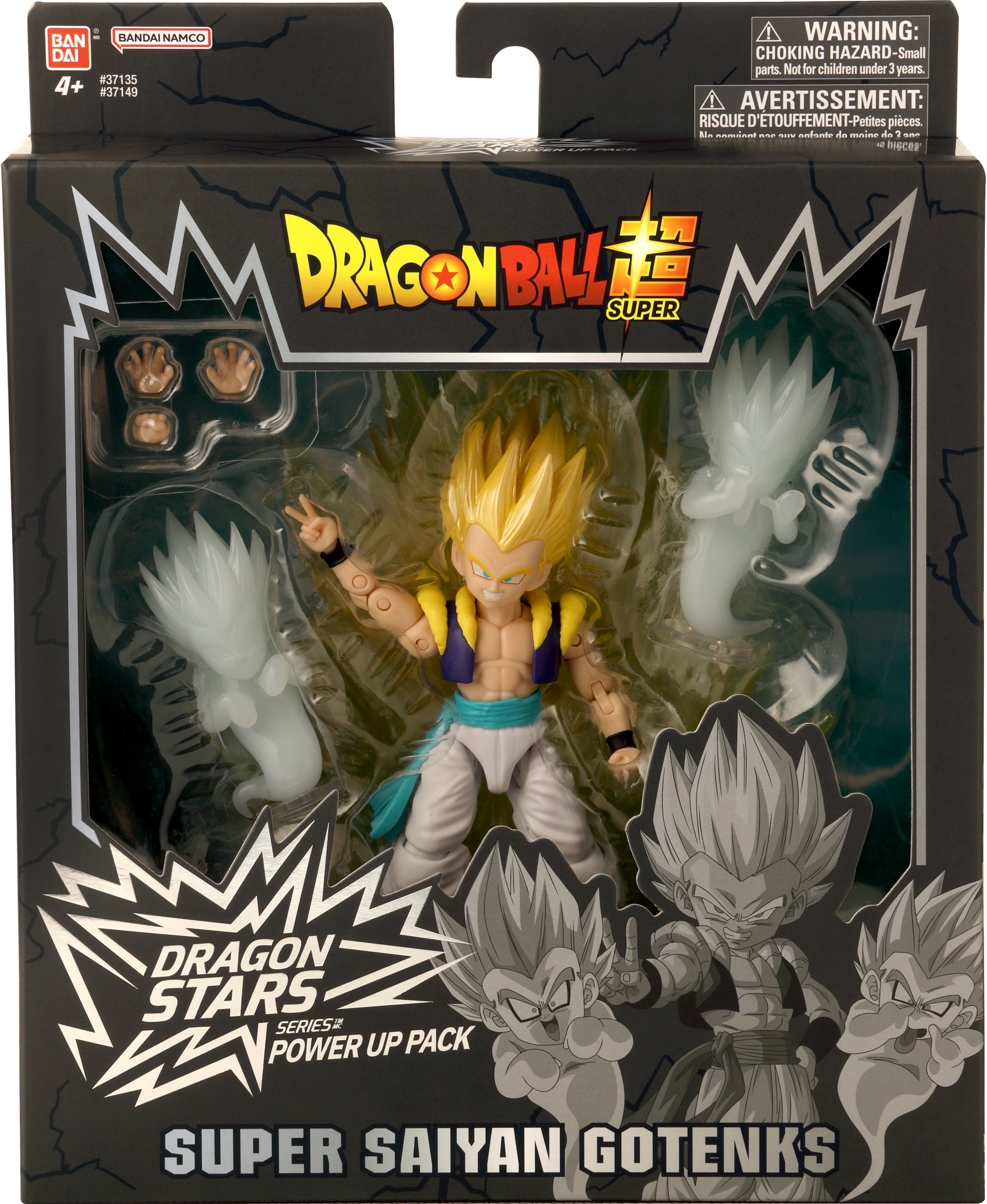 - Dragon Ball Super - Super Saiyan Gotenks, Power up Pack 6.5" Action Figure Set