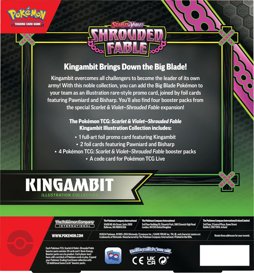 TCG: Scarlet & Violet - Shrouded Fable - Kingambit Illustration Rare Box - EN