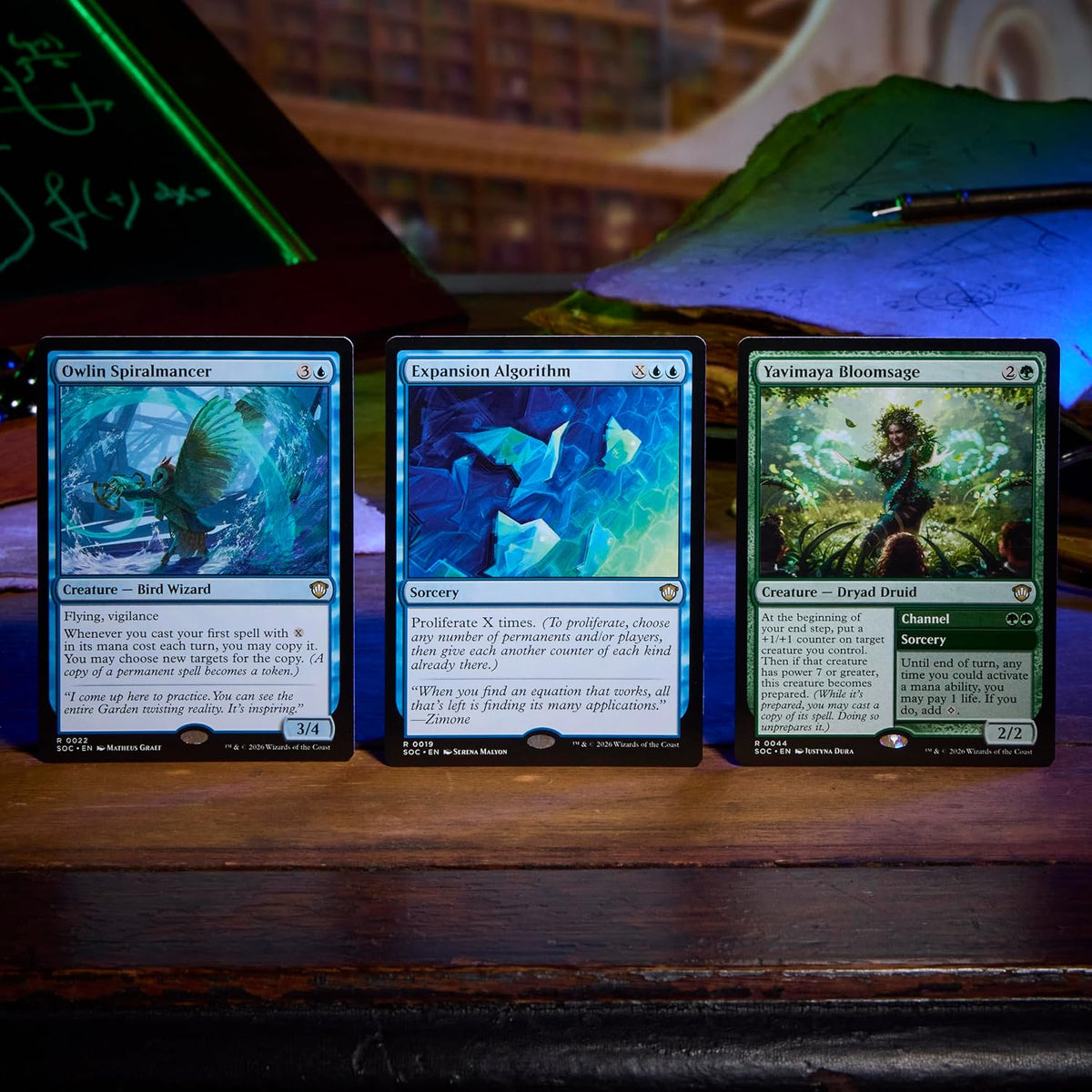 Magic: the Gathering Secrets of Strixhaven Commander Deck - Quandrix Unlimited (100-Card Deck, Deck Box + Accessories)
