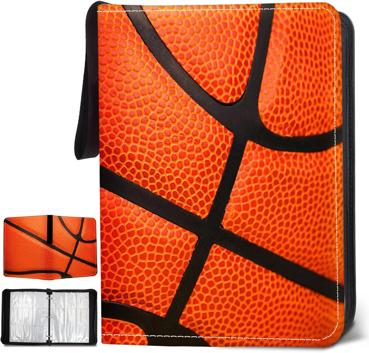 Dragon Card Binder Waterproof PU Leather Zipper Binder Album