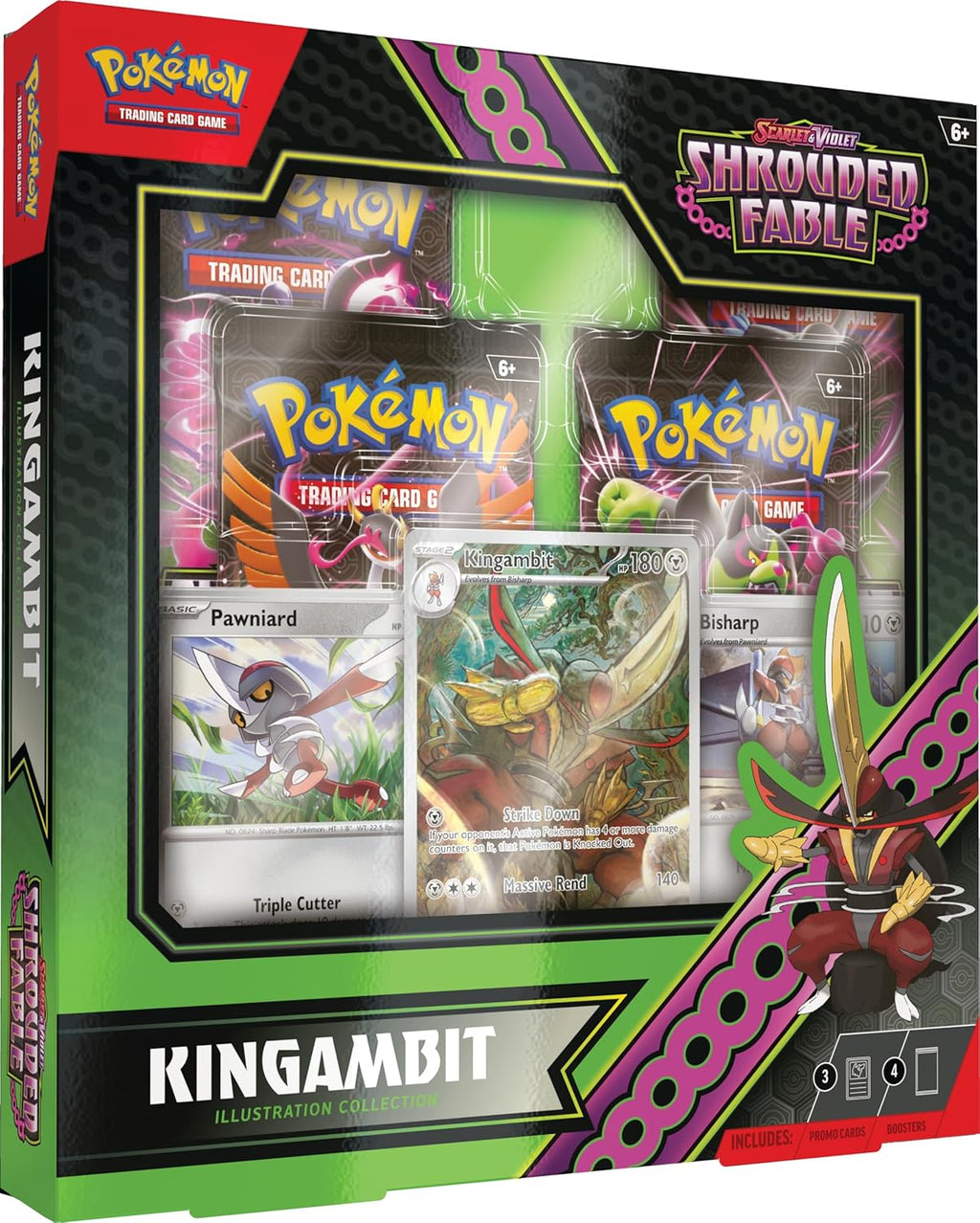 TCG: Scarlet & Violet - Shrouded Fable - Kingambit Illustration Rare Box - EN