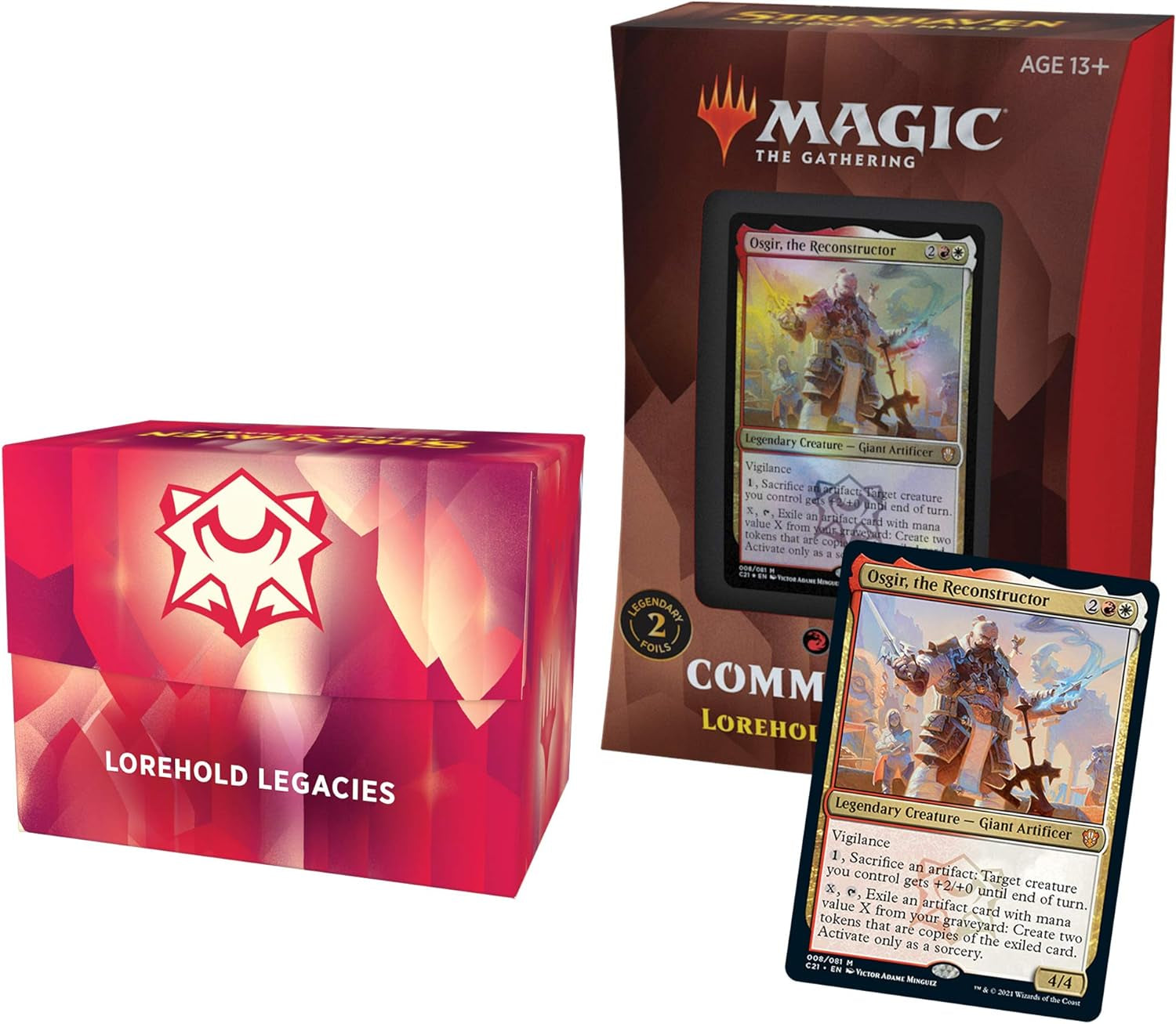 Magic: the Gathering Strixhaven Commander Deck – Lorehold Legacies (Red-White)