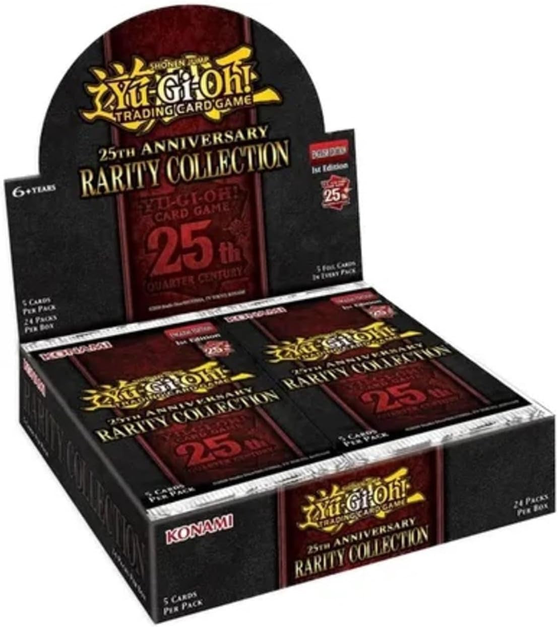 Yu-Gi-Oh! TCG: 25Th Anniversary Rarity Collection Booster Box, KON86328, Black