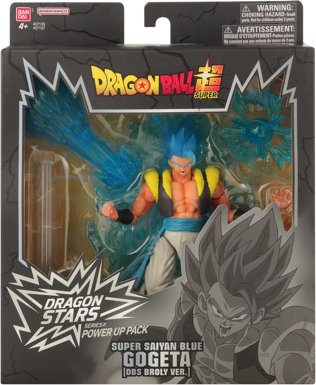 Dragon Stars Series - Dragon Ball Super - Super Saiyan Blue Gogeta [DBS Broly Ver.] Power up Pack 6.5" Action Figure Set