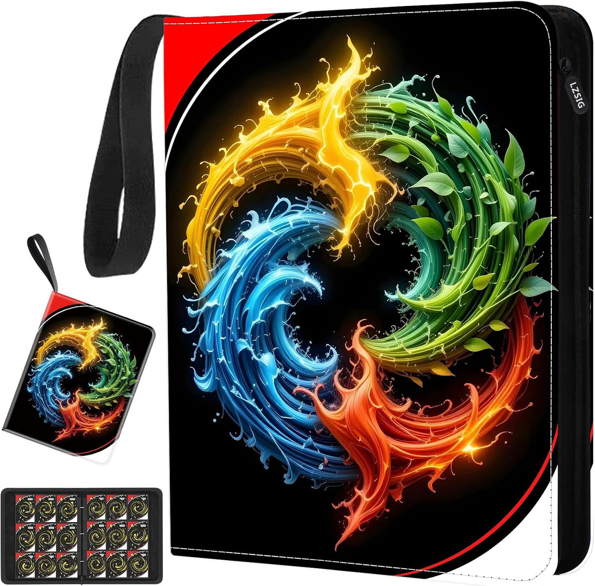 9-Pocket Card Binder for Pokemon Cards - Can Hold 1008 Cards