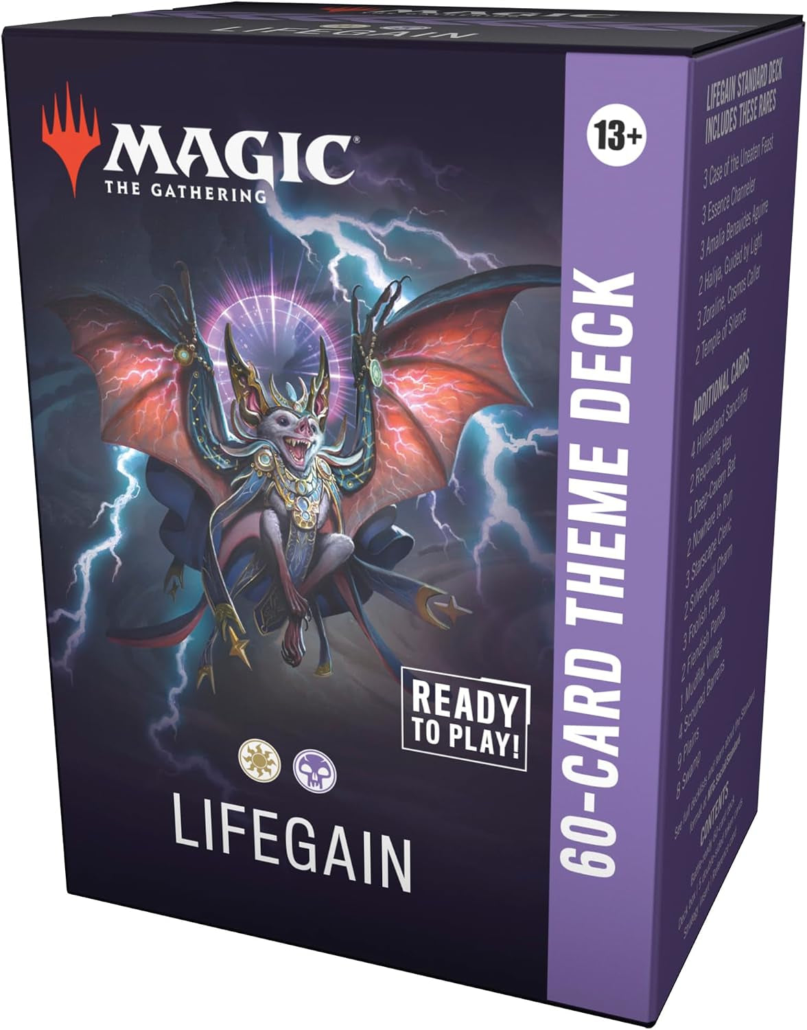 Magic: the Gathering 60-Card Theme Deck - Lifegain (1 Ready-To-Play Deck, 1 Deck Box, 5 Tokens)