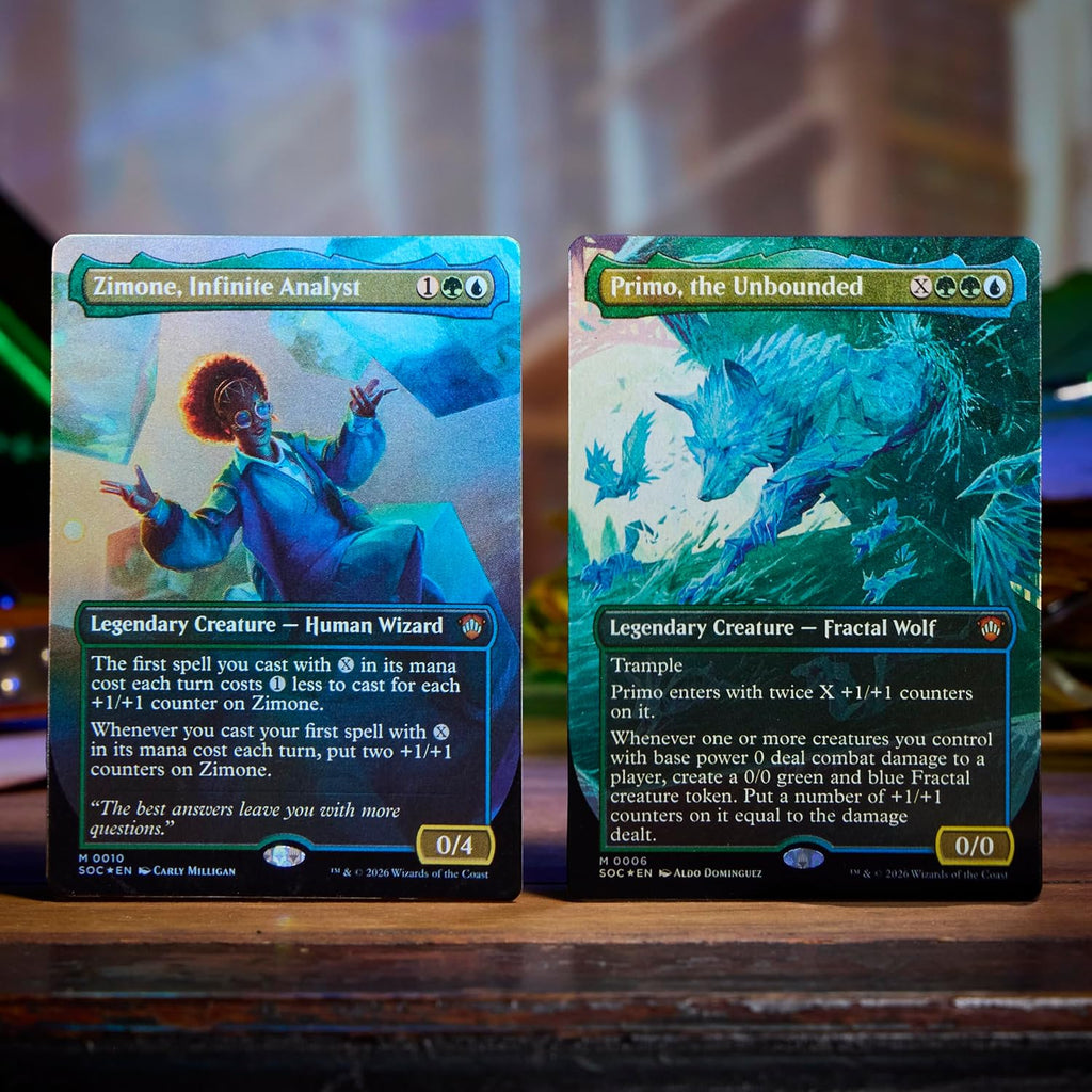 Magic: the Gathering Secrets of Strixhaven Commander Deck - Quandrix Unlimited (100-Card Deck, Deck Box + Accessories)