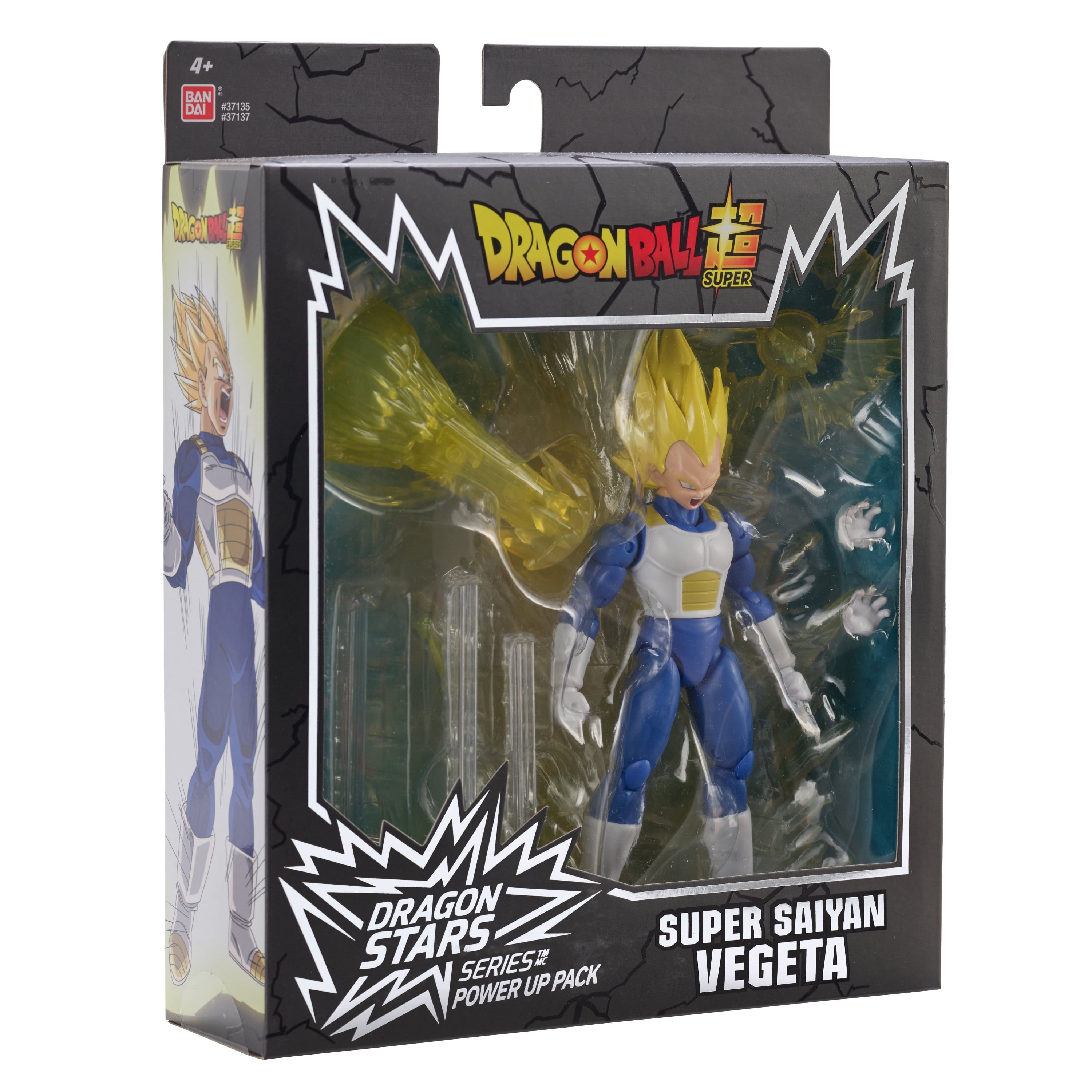 - Dragon Ball Super - Super Saiyan Vegeta, Power up Pack 6.5" Action Figure Set