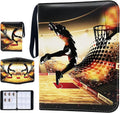900 Cards Basketball Card Binder, 9-Pocket Card Collections Trading Card Binder 50 Pages Double-Sided Cards Holder with Zipper 3-Ring Card Album for Sports Basketball Card Sleeves Protectors