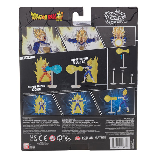 - Dragon Ball Super - Super Saiyan Vegeta, Power up Pack 6.5" Action Figure Set
