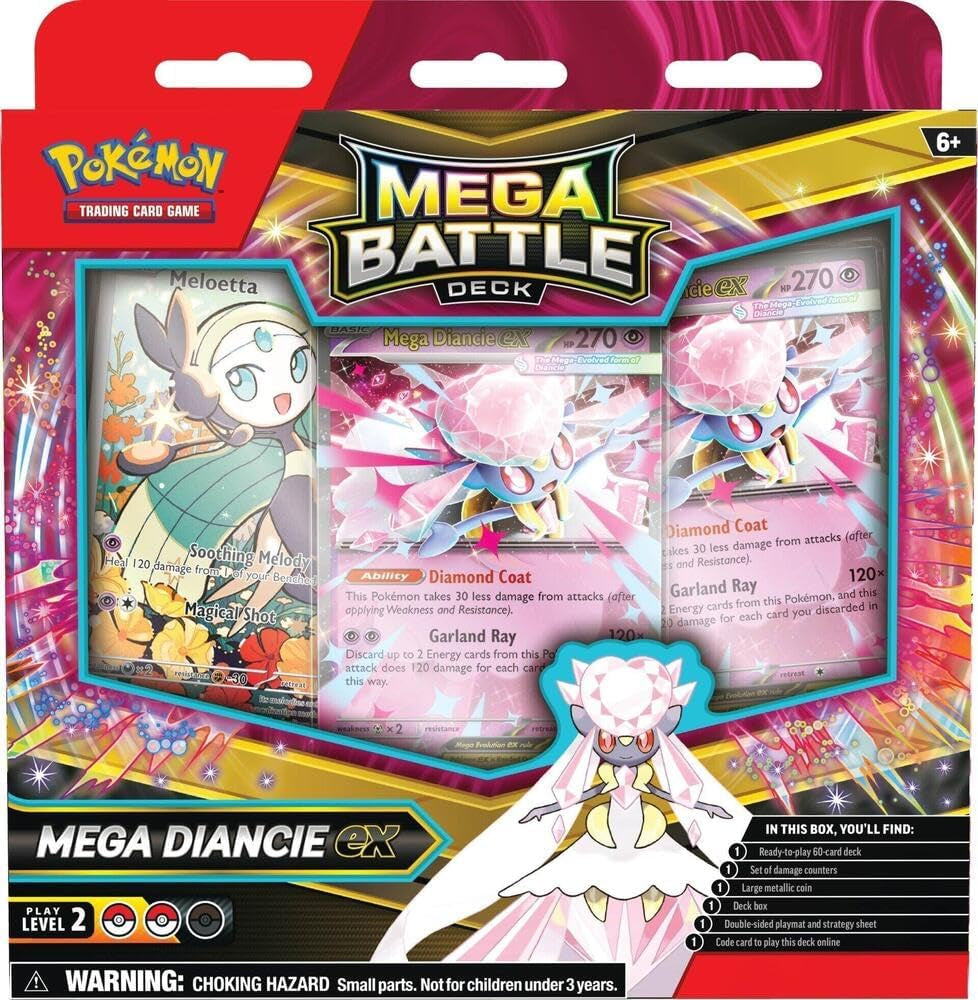 Pokemon Trading Card Game Mega Battle Deck (Mega Diancie Ex)