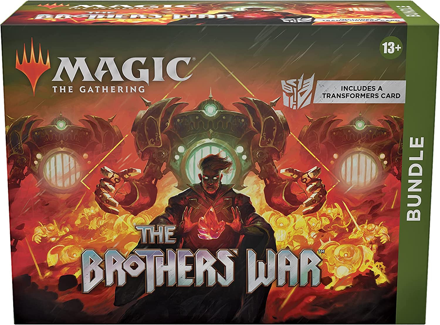 Magic: the Gathering the Brothers War Bundle | Transformers Card, 8 Set Boosters, and Accessories