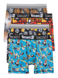 Boys Allover Print Boxer Briefs, 4-Pack, Sizes XS-XL