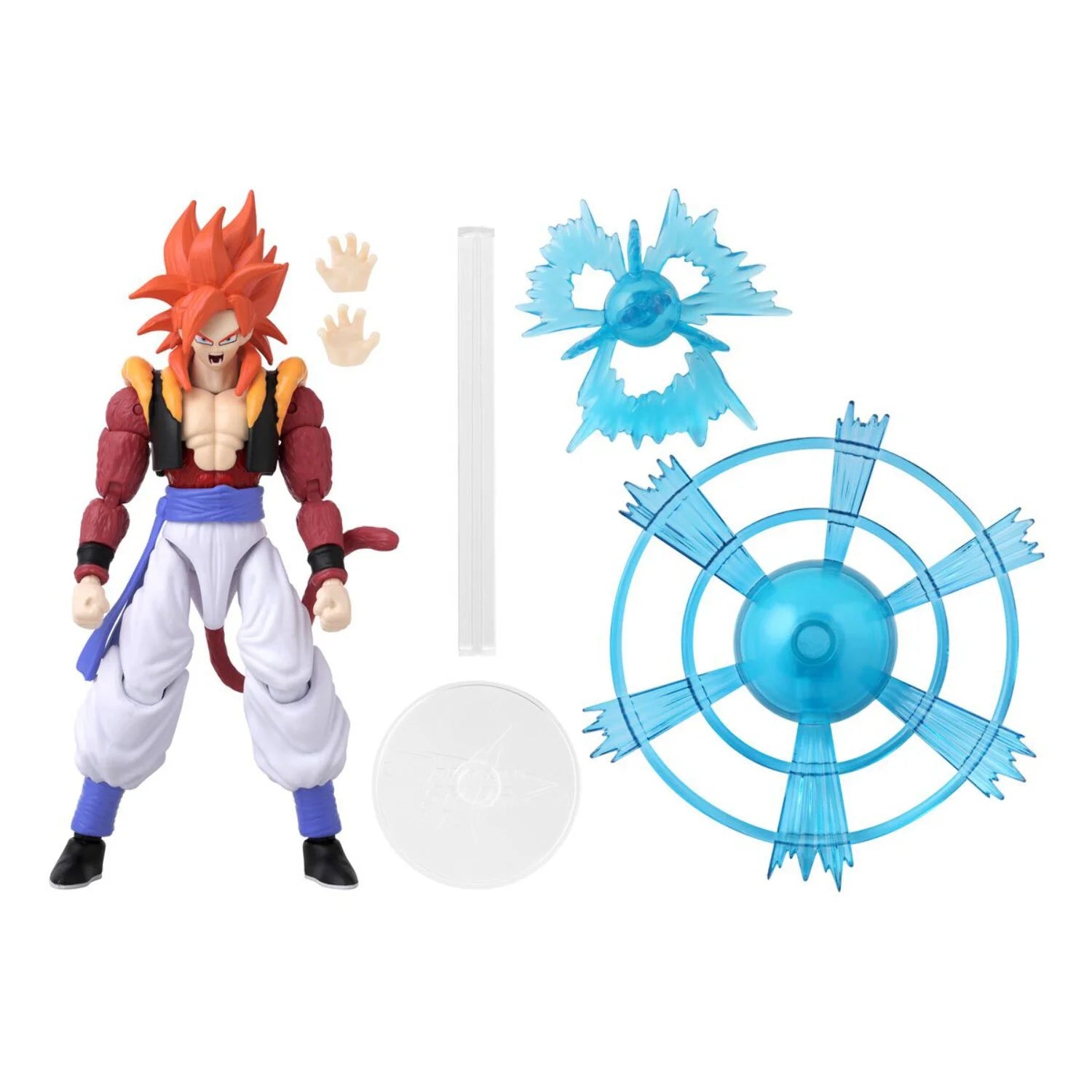 - Dragon Ball Super - Super Saiyan 4 Gogeta, Power up Pack 6.5" Action Figure Set