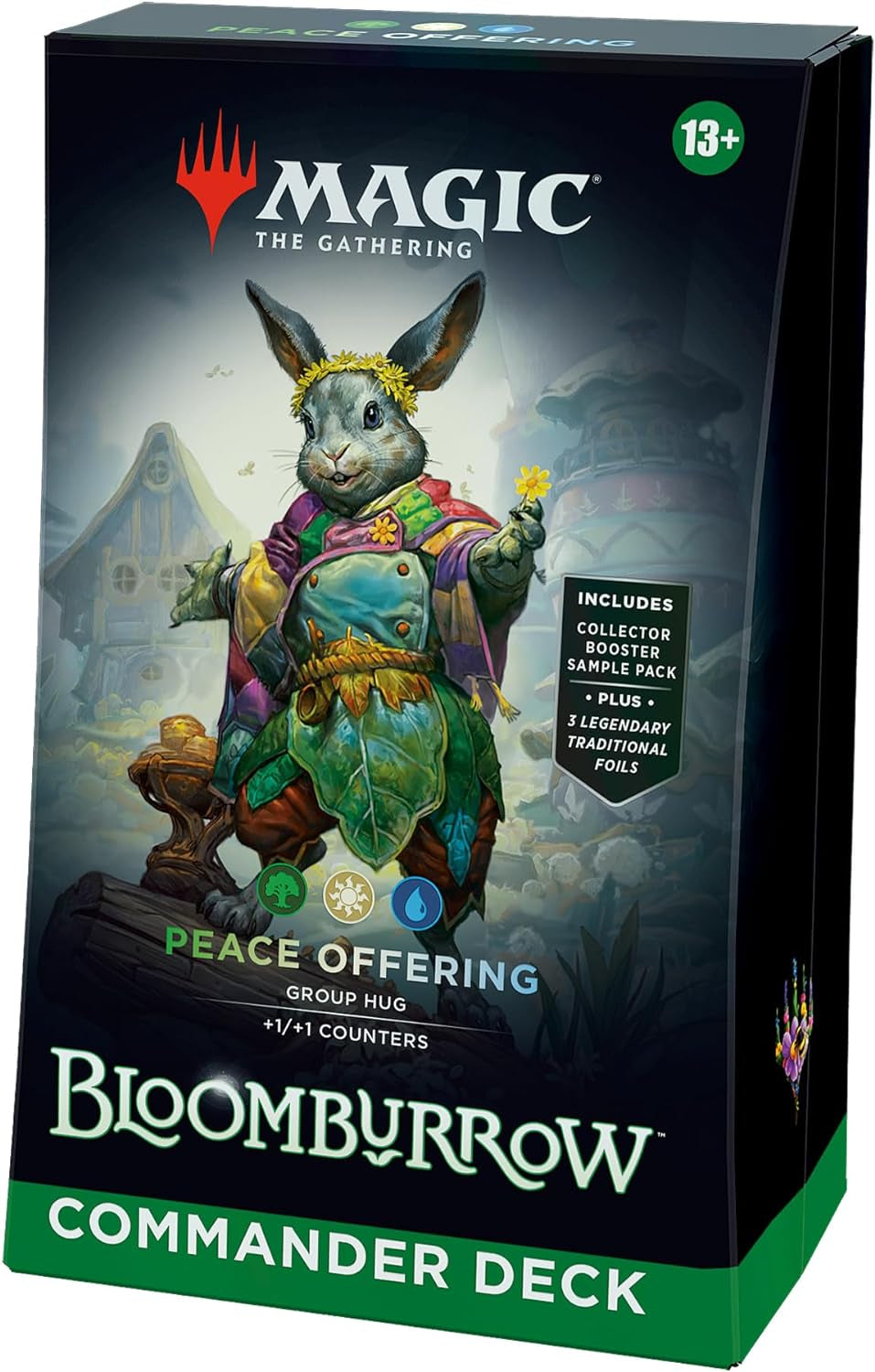 Bloomburrow Commander Deck - Squirreled Away (100-Card Deck, 2-Card Collector Booster Sample Pack + Accessories)
