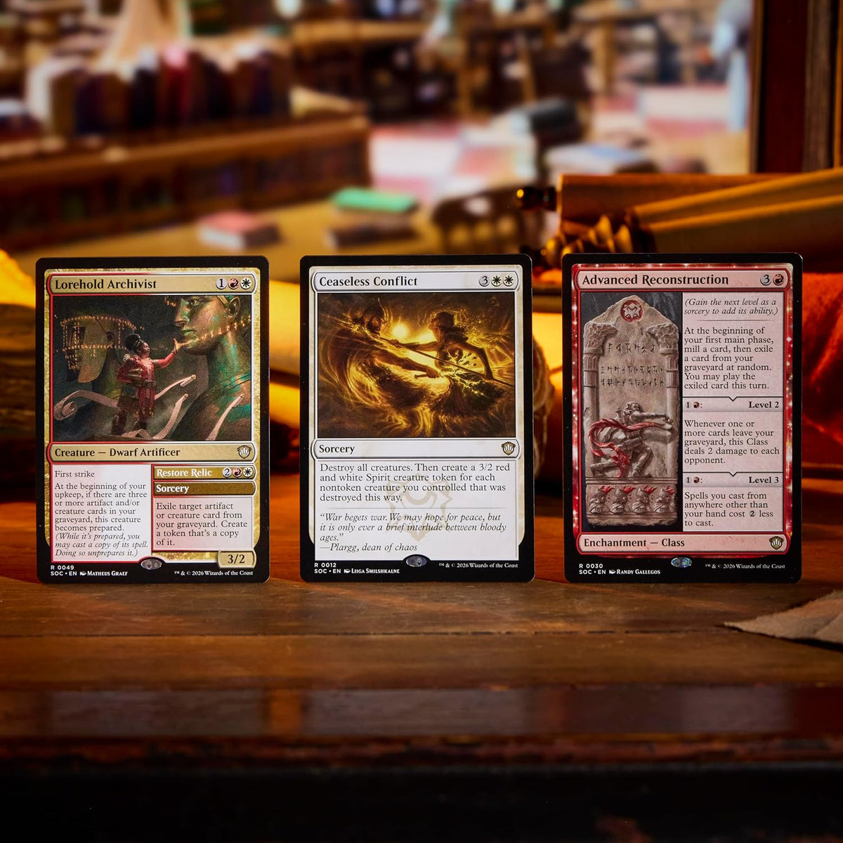 Magic: the Gathering Secrets of Strixhaven Commander Deck - Lorehold Spirit (100-Card Deck, Deck Box + Accessories)