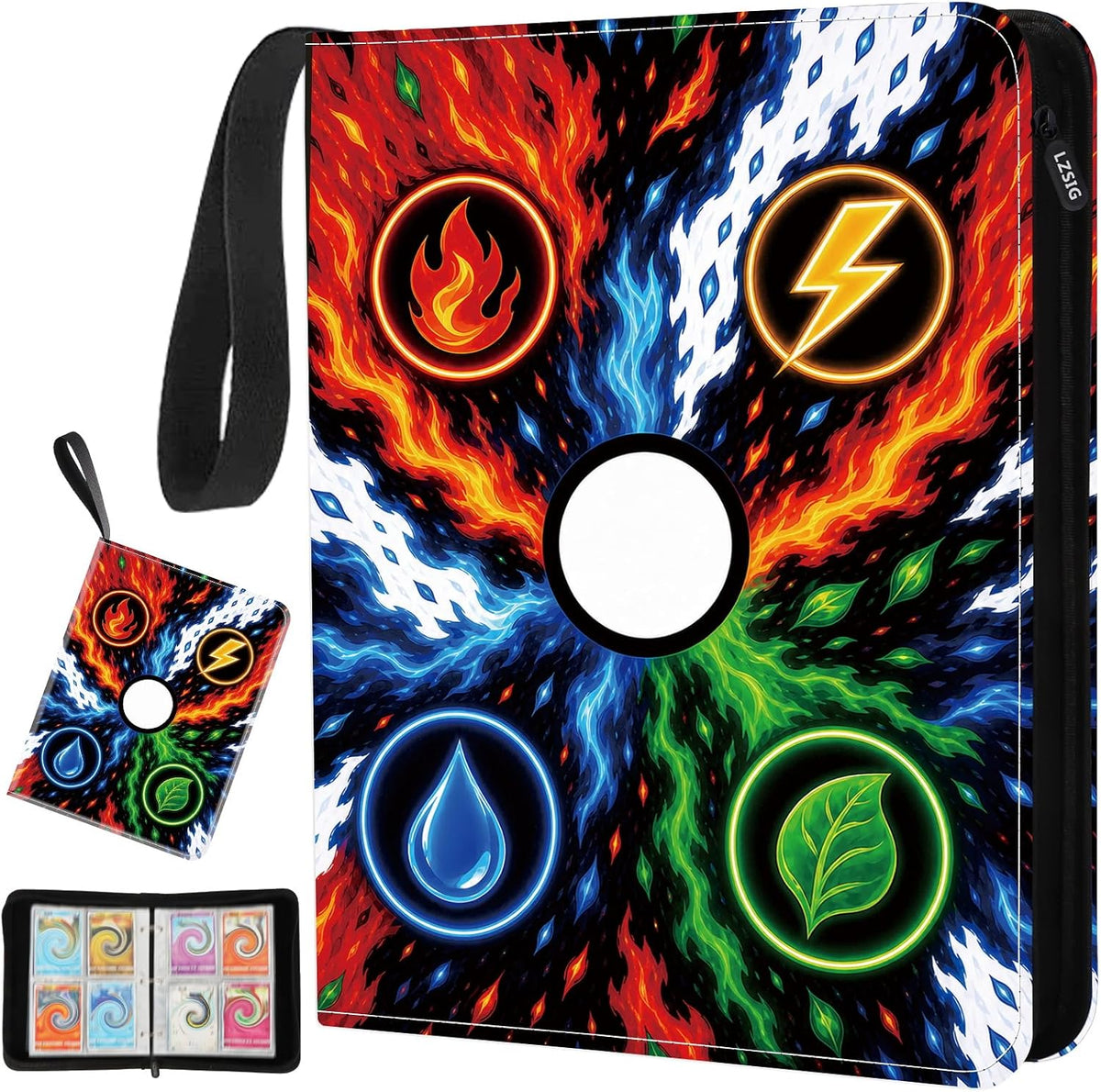 9-Pocket Card Binder for Pokemon Cards - Can Hold 1008 Cards