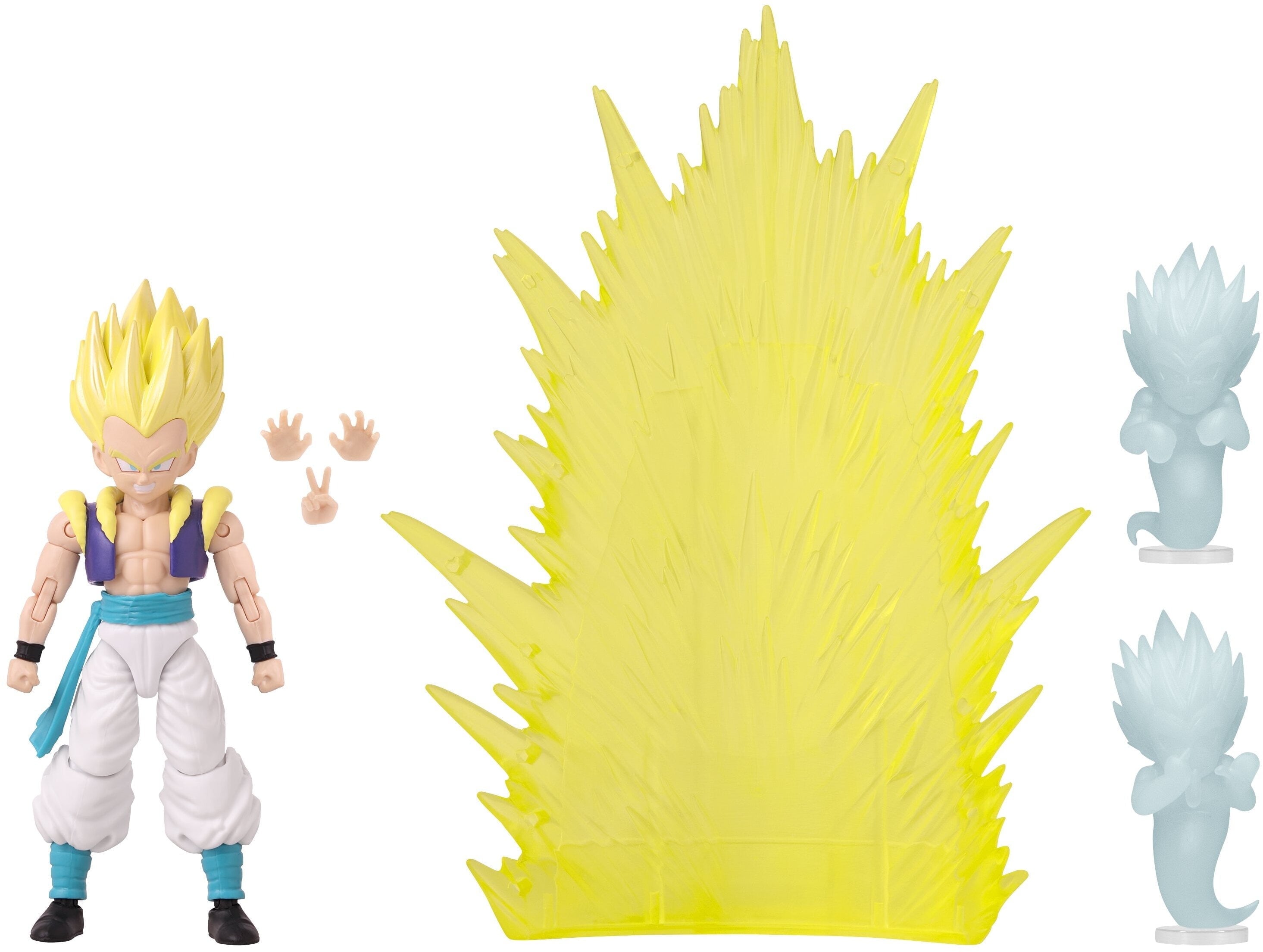 - Dragon Ball Super - Super Saiyan Gotenks, Power up Pack 6.5" Action Figure Set