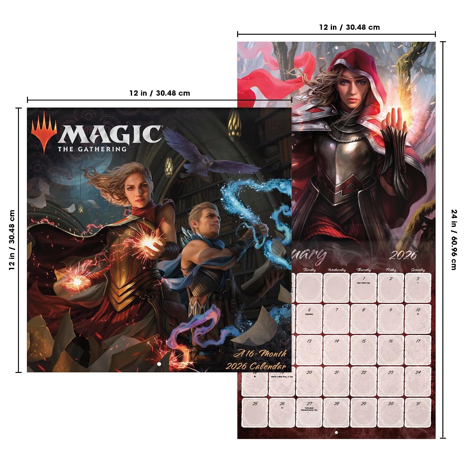 2026 Magic the Gathering Wall Calendar